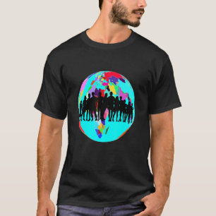 T-shirt Paix Sur Terre Conscient Humanité Aimer gentilless