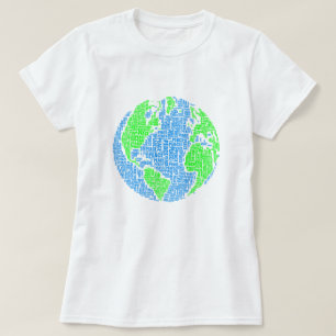 T-shirt Paix sur Terre / Paix / Jour de l'terre / Paix mon