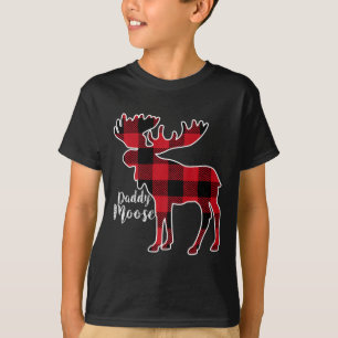 T-shirt Pajama de famille correspondant au buffle rouge de
