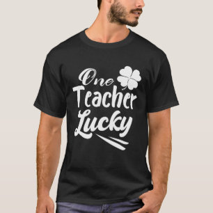 T-shirt Pajama de la Saint Patrick Un enseignant chanceux
