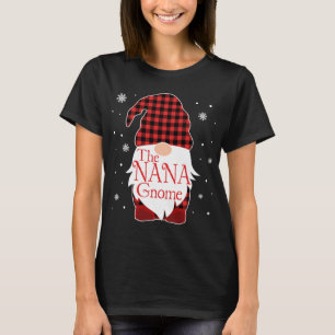 T-shirt Pajama de Noël cadeau de famille Nana Gnome Buffal
