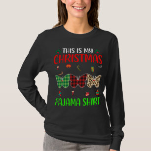 T-shirt Pajama de Noël Papillon Lover Animaux Xmas Tree