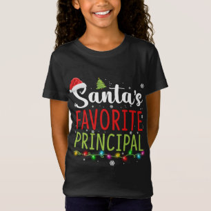 T-Shirt Pajama de Noël principal favori de Santas Père Noë