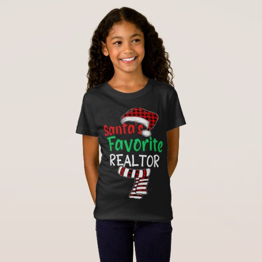 T-Shirt Pajama de Noël Santa Claus Père Noël Favori Real (Devant entier)