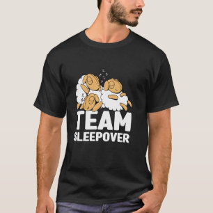 T-shirt Pajama du Team Sleepover du Parti du bois d'oeuvre