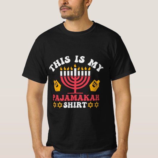 T-shirt pajamakah shit Jewish venin (Devant)