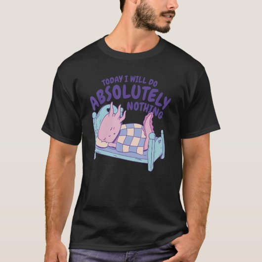 T-shirt Pajamas Axolotl Axolotls Nap Sommeil Pyjama (Devant)