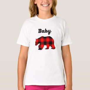 T-shirt Pajamas de correspondance de la famille de Noël B