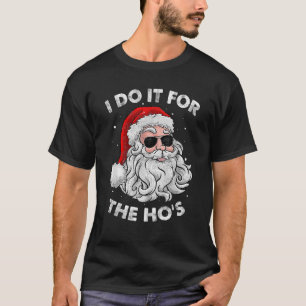 T-shirt Pajamas de Noël Père Noël Je le fais pour le héros