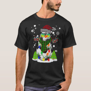 T-shirt Pajamas de Noël Snowman Santa Hat De Football Snow
