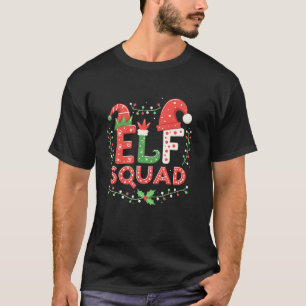 T-shirt Pajamas d'elfes fêtes Noël de famille d'elfes