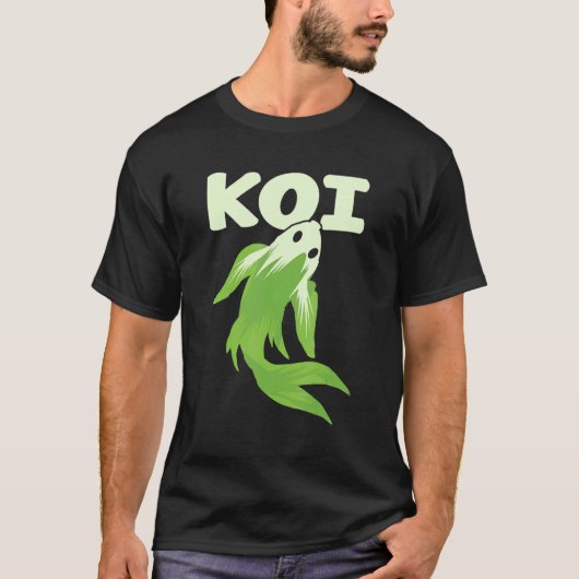T-shirt Pak Koi Vegetable Pak Choi Koi Poisson Prank Punny (Devant)