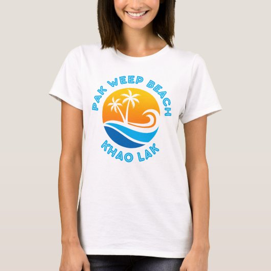T-SHIRT PAK WEEP BEACH-KHAO LAK (Devant)