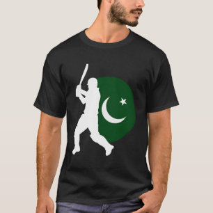 T-shirt Pakistan Enfants de cricket Pakistanais Cricketer