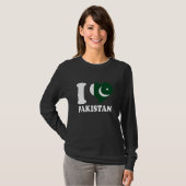 T-shirt Pakistan J'aime Pakistan Pakistani Pride Pakistani (Devant entier)