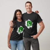 T-shirt Pakistan Splash (Unisexe)