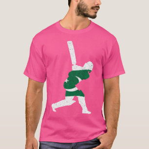 T-shirt Pakistanais batteurs de cricket battant Pakistan I