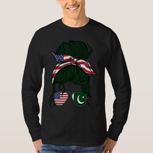 T-shirt Pakistani Roots Pakistan Girl (Devant)