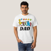 T-shirt Pal de rue Sésame | Ballons d'anniversaire - Papa  (Devant entier)