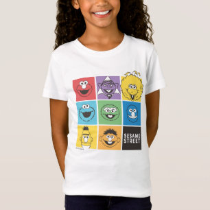 T-Shirt Pal de rue Sésame Blocs de couleurs