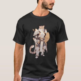 T-shirt Paladin Chat Héroïque
