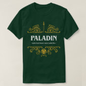 T-shirt Paladin Classe Tabletop Jeu RPG (Design devant)