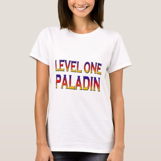 T-shirt Paladin de niveau 1 (Devant)