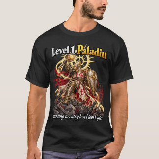 T-shirt Paladin de Niveau Débutant