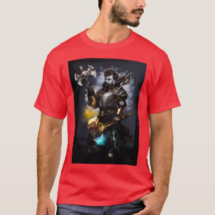 T-shirt Paladin nain stout et puissant