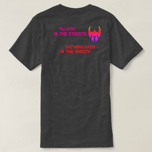 T-shirt Paladin Oathbreaker Smacktalk (Design dos)