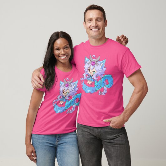 T-shirt Paladins Ver2 Modifiés Io Luna Chibi (Unisexe)