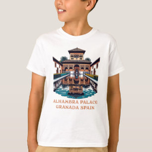 T-shirt Palais de l'Alhambra Grenade Espagne