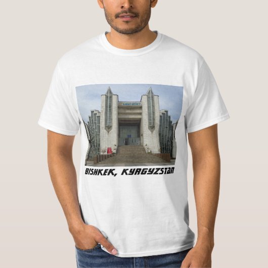 T-shirt Palais de mariage de Bichkek - Architecture soviét (Devant)
