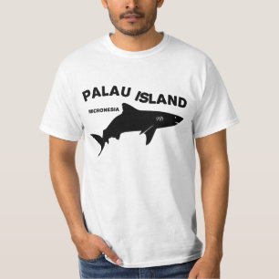 T-shirt Palau Island Plongée Sous-Marine Avec Requins