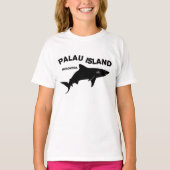 T-shirt Palau Island Plongée Sous-Marine Avec Requins (Devant)