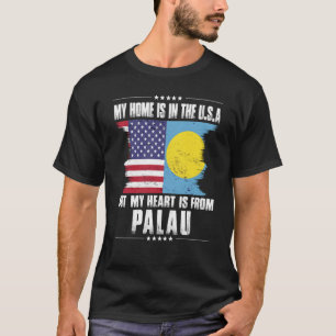 T-shirt Palauan Patriot Américain Cultivé Fier Accueil Coe