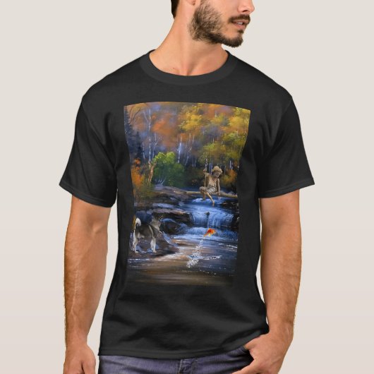 T-shirt Paleo Piscine (Devant)