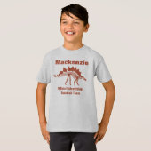 T-shirt Paléontologie Dinosaure Amusant (Devant entier)