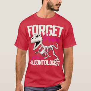 T-shirt Paléontologue Dinosaur Skeleton