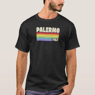 T-shirt Palerme Italie Gay pride arc-en-ciel Merch Retro l