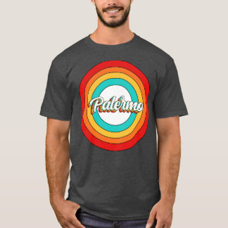 T-shirt Palerme Nom Chemise Vintage Palerme Cercle