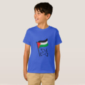 T-shirt Palestine Drapeau du Canada (anglais seulement) | (Devant entier)