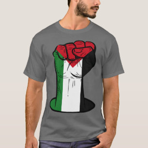 T-shirt Palestine Fist Proud Flag Of Palestine
