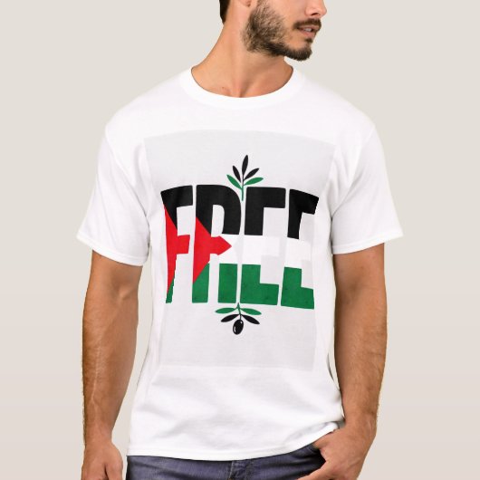 T-shirt PALESTINE GRATUIT (Devant)