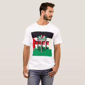 T-shirt PALESTINE GRATUIT (Devant entier)