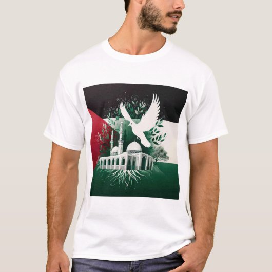 T-shirt PALESTINE GRATUIT (Devant)