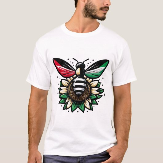 T-shirt PALESTINE GRATUIT (Devant)