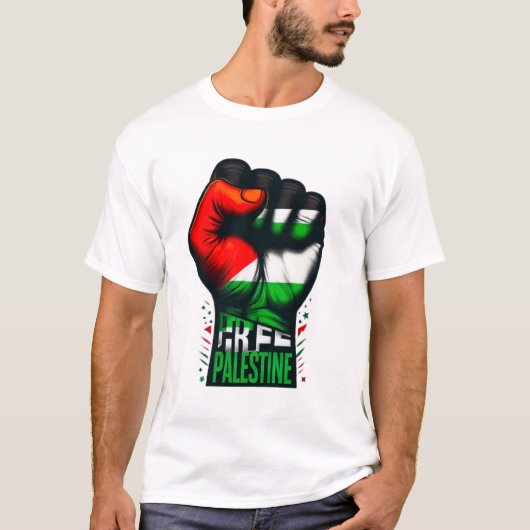 T-shirt PALESTINE GRATUIT (Devant)