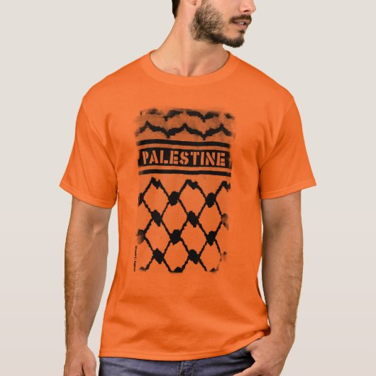 T-shirt Palestine Keffiyah (Devant)