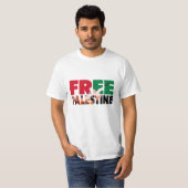 T-shirt Palestine libre (Devant entier)